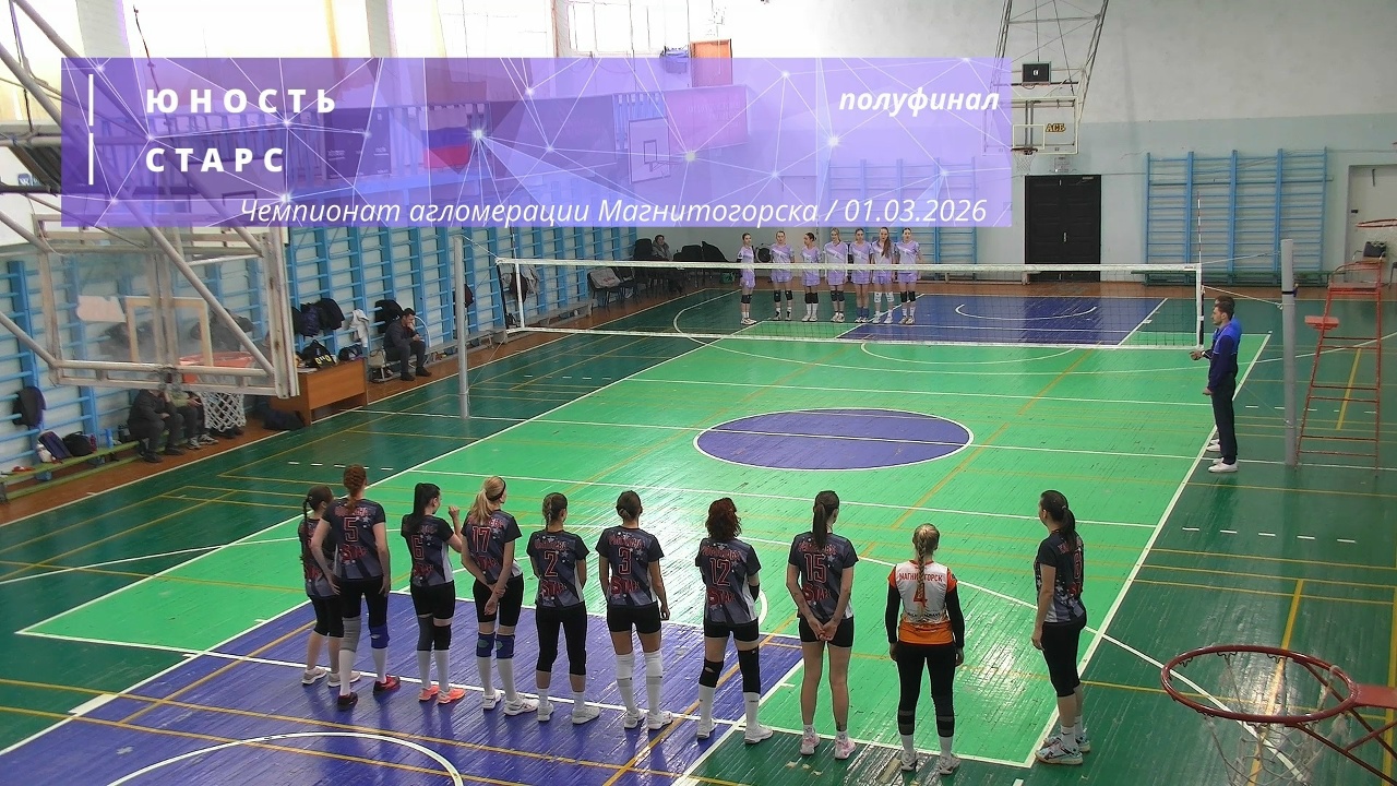 ЮНОСТЬ vs СТАРС / Чемпионат агломерации Магнитогорска по волейболу / 01-03-2026